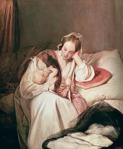 El Amor de una Madre, 1839 de Josef Danhauser